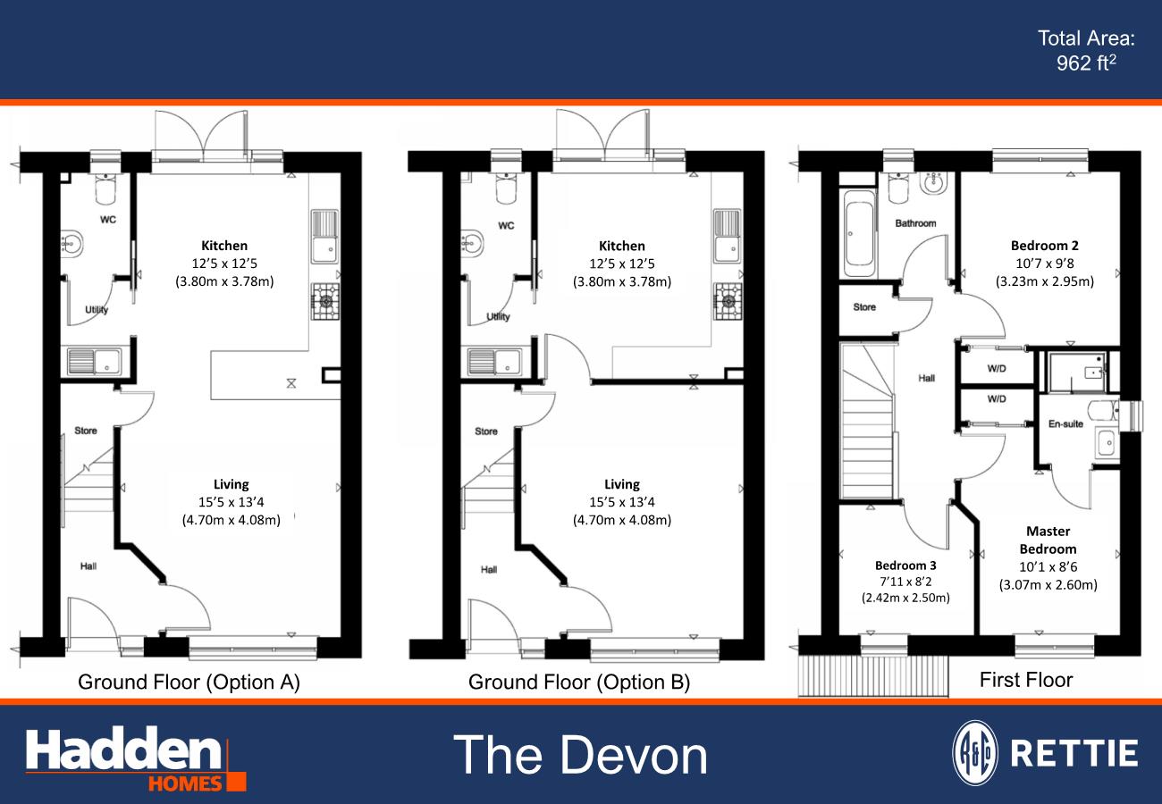 Plot 32 - The Devon  Ground Floor